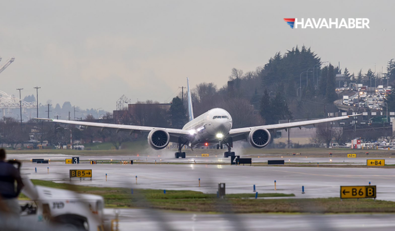 Boeing 777X Yeniden Gökyüzünde: Test Uçuşundan İlk Görüntüler!