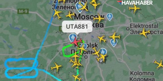 Rusya’dan Özbekistan’a giden Boeing 737 acil iniş yaptı