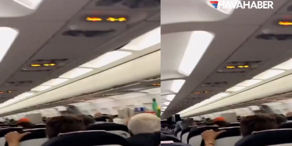 Air France Uçağında Türbülansa Paniği! Uçak beşik gibi sallandı