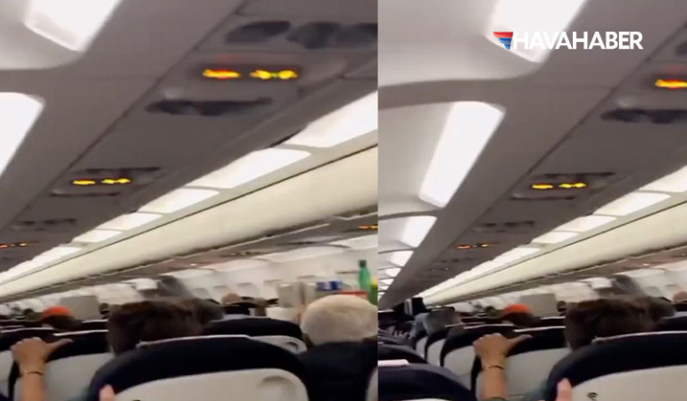 Air France Uçağında Türbülansa Paniği! Uçak beşik gibi sallandı