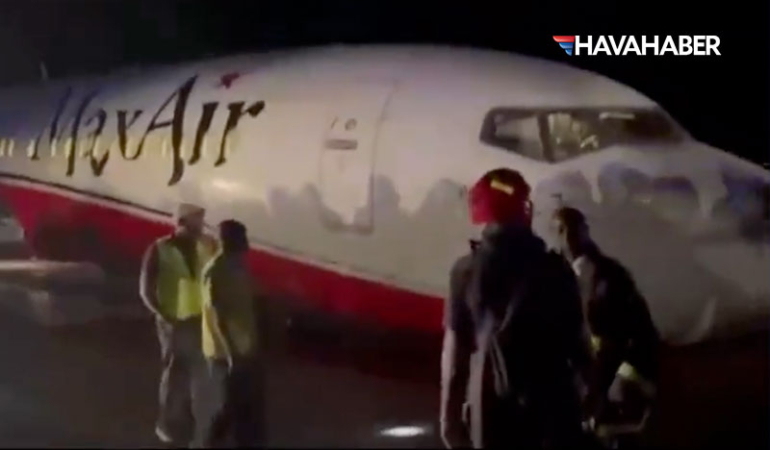 Nijerya’da Korkutan kaza!.. Max Air Uçağı Burun Üstü Çöktü!
