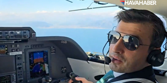 Selçuk Bayraktar Piaggio Aerospace’in tesislerine böyle indi