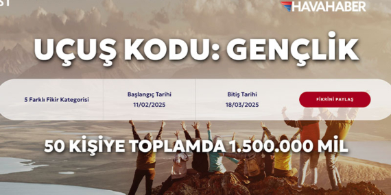THY’den Gençlere Özel Fikir Yarışması: 1,5 Milyon Mil Ödül!