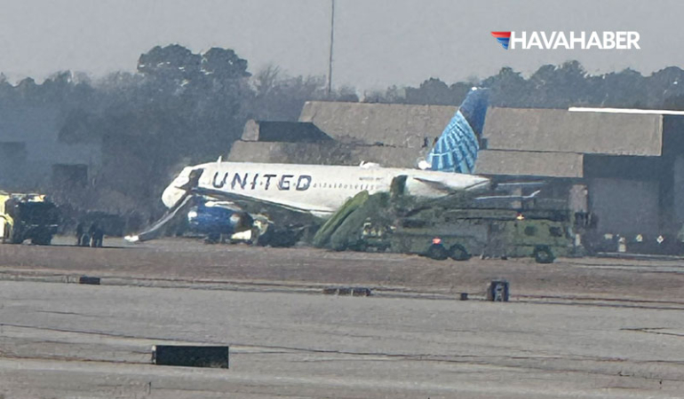 United Airlines uçağında panik! Kalkış sırasında alev aldı, yolcular tahliye edildi