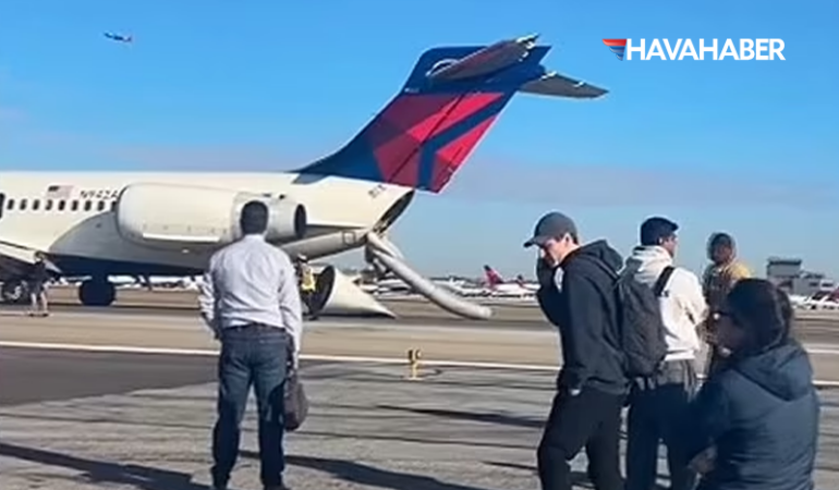 Delta Uçağında Panik! Kabinde Duman Çıktı, Acil Tahliye Yapıldı