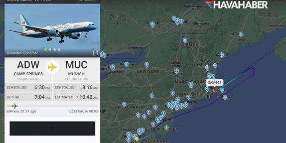 ABD Dışişleri Bakanı Marco Rubio’nun Uçağı Acil Geri Döndü!