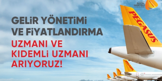 Pegasus, Gelir Yönetimi ve Fiyatlandırma Ekibine Yeni Üyeler Arıyor!