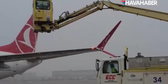 TGS’den Kış Operasyonlarına Dair Açıklama! TGS Yer Hizmetleri, 2 binden fazla uçağı kış şartlarında sefere hazırladı