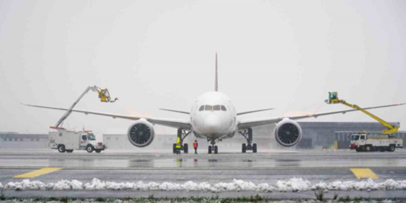 Ankara’da kar yağışı hava trafiğini etkiledi: Esenboğa’da de-icing sırası uzadı