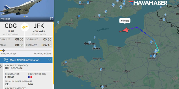 Flightradar24’ten 1 Nisan Şakası: Concorde Yeniden Havalandı