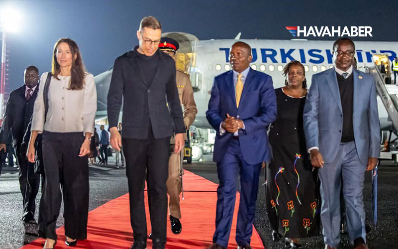 Finlandiya-Cumhurbaşkanı-Alexander-Stubb-THY-uçağıyla-Kenya'ya-gitti