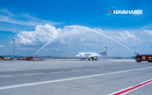 Sabiha-Gökçen-Havalimanı-Flyadeal'ın-ilk-Riyad-uçuşunu-karşıladı
