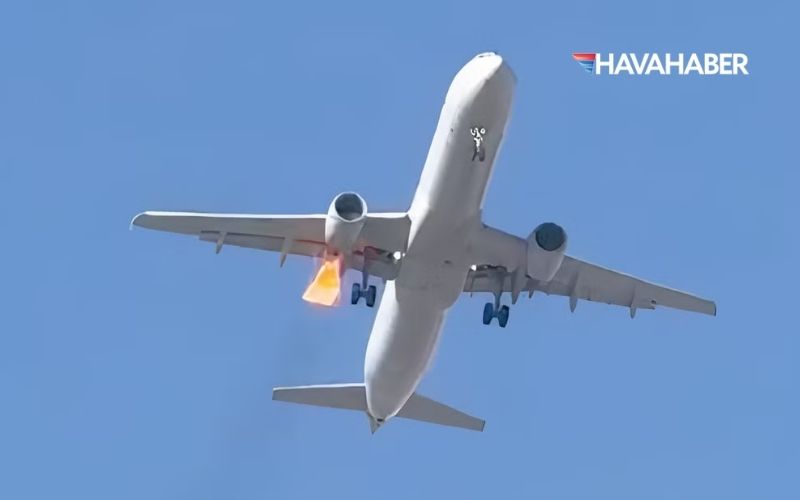 American Airlines’ın Las Vegas-Charlotte seferini yapan uçağı motor arızası nedeniyle geri döndü.