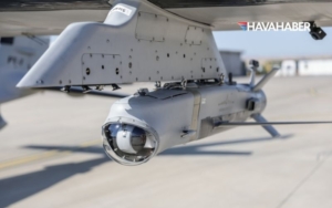 Bayraktar Akıncı’dan atılan Kemankeş 1 Hava hedeflerini tam isabetle vurdu