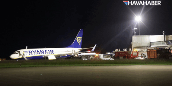 Ryanair uçağı Almanya’da acil iniş yaptı: 9 yolcu yaralandı