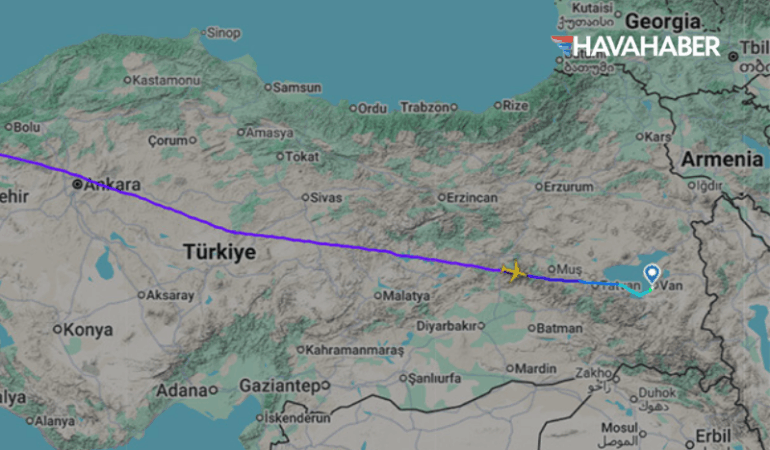 Meraj Airlines İran Gerilimi Nedeniyle Tahran Yerine Van’a İndi