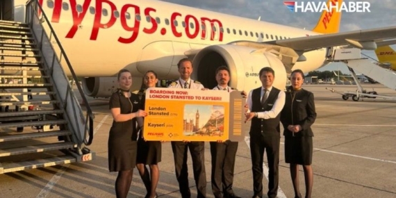 Pegasus’tan Anadolu-İngiltere Hattında Yeni Adım: Gaziantep ve Kayseri’den Londra’ya Direkt Uçuşlar Başladı
