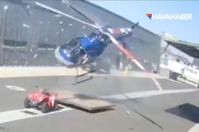 Utah'da-Helikopter-Hangara-Çarptı--Pilot-Hafif-Yaralandı-