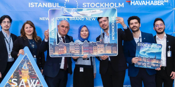 AJet’in İstanbul Sabiha Gökçen- Stokholm seferleri başladı