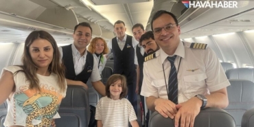 AJet’le İlk Uçuşunu Gerçekleştirdi Minik Yolcu Aren’in Gökyüzü Macerası