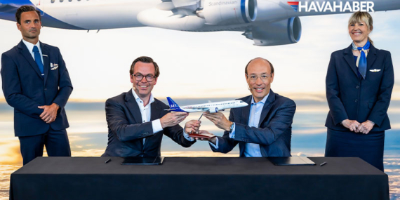 Scandinavian Airlines System 45 adet Embraer E195-E2 için anlaştı