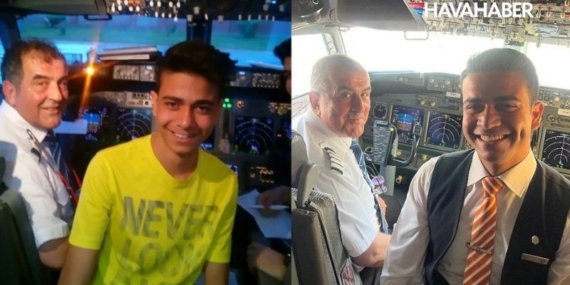 Ali Bora’nın 8 Yıl Önceki Hayali Gerçek Oldu Aynı Kaptanla Uçtu