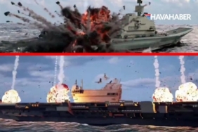 Okyanustaki uçak gemilerine balistik füze yağdı