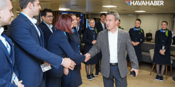 AJet Genel Müdürü Sarp’tan, sahadaki ekiplere motivasyon ziyareti