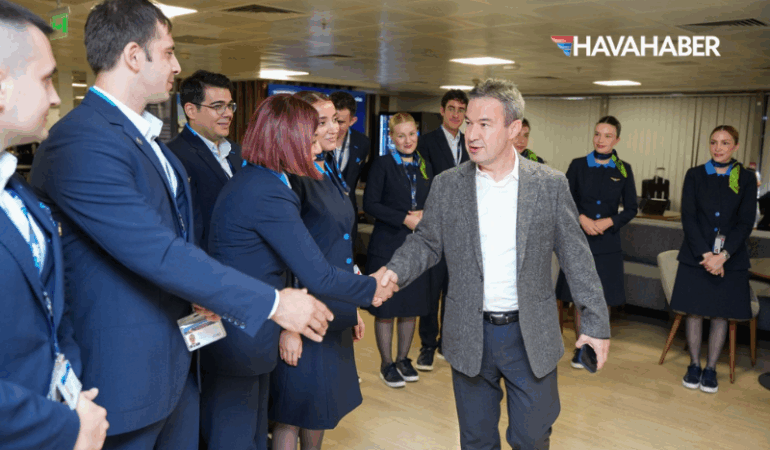 AJet Genel Müdürü Sarp’tan, sahadaki ekiplere motivasyon ziyareti