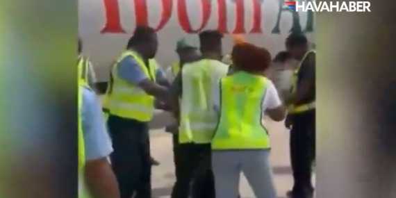 Uçakta Telefon Krizi Yumruklu Kavgaya Dönüştü: Kadın Yolcu Gözaltında