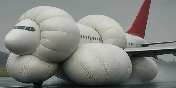 Hayatta kalma şansı yüksek: Dev hava yastıklı uçak geliyor