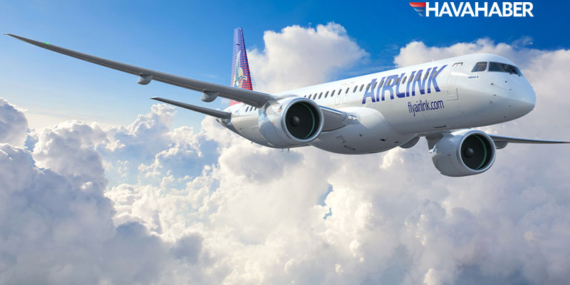 Embraer’den Güney Afrika Hamlesi: Airlink 10 Yeni E2 Uçağı Alıyor