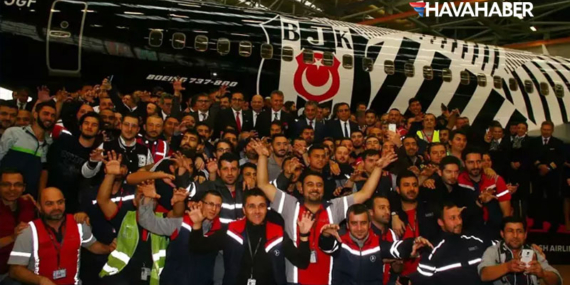 Bir zamanlar Beşiktaş’ın renklerine boyanmıştı! AnadoluJet filosundaki TC-JGF Boeing 737-800’in ilginç geçmişi