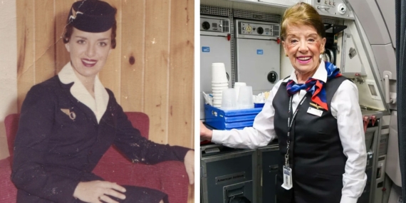 İnanması Güç Ama Havada 65 Yıl Geçirdi! İşte Dünyanın En Uzun Süre Görev Yapan Hostesi