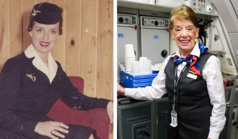İnanması Güç Ama Havada 65 Yıl Geçirdi! İşte Dünyanın En Uzun Süre Görev Yapan Hostesi
