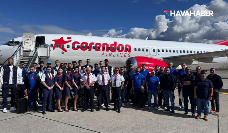 Anadolu Efes, 50. Yılında ilk uçuşunu Corendon Airlines ile gerçekleştirdi