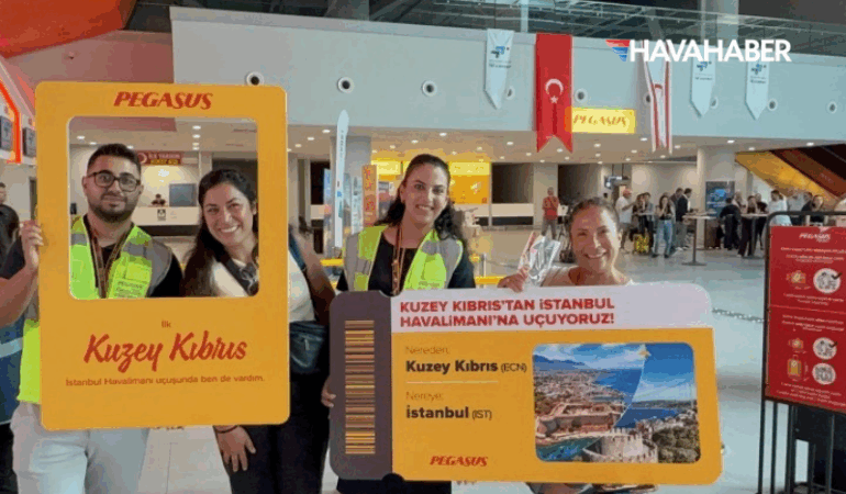 Pegasus, Ercan’dan İstanbul Havalimanı uçuşlarına başladı