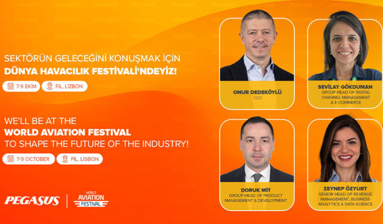 Pegasus Hava Yolları, Dünya Havacılık Festivali’nde Sektörün Geleceğini Tartışacak