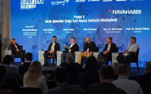 Pegasus-Hava-Yolları,-Kapadokya-Üniversitesi’nde-düzenlenen-2.-Ulusal-Yapay-Zeka-Zirvesi’nde-yer-alarak-yapay-zekanın-çalışma-hayatındaki-dönüşümüne-dair-deneyimlerini-paylaştı.