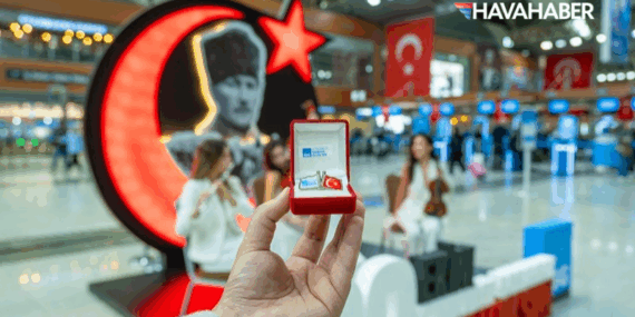 Cumhuriyet’in 102. yaşı Sabiha Gökçen Havalimanı’nda coşkuyla kutlandı