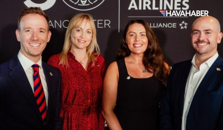 Türk Hava Yolları, Manchester Uçuşlarının Yıl Dönümünü Kutladı