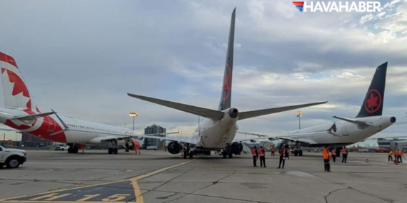 Toronto’da apron kazası: Air Canada uçağı diğer uçağa çarptı