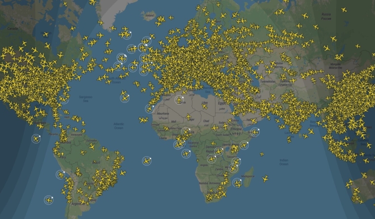 Havadaki Uçakların Takibi Nasıl Yapılır? Adeta Sihirli Bir Teknolojiyle Yapılıyormuş
