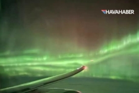 Boeing 777-9 Gösteri Öncesi Kuzey Işıklarıyla Buluştu Grönland Semalarında Eşsiz An