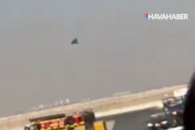 Dubai Airshow’da Hindistan’a Ait Tejas Savaş Uçağı Düştü