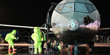 Esenboğa Havalimanı'nda uçak kazası tatbikatı düzenlendi