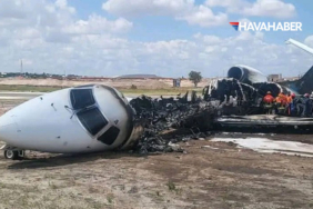 Kongo'da-Bakanlık-Heyetini-Taşıyan-Uçak-İnişte-Alev-Topuna-Döndü!