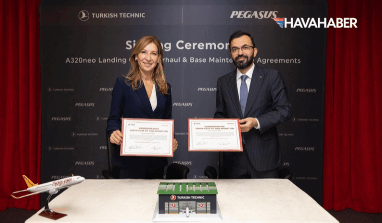 Türk Hava Yolları Teknik A.Ş. ve Pegasus Hava Yolları, Airbus A320neo Filosunu Kapsayan İki Önemli Anlaşma İmzaladı