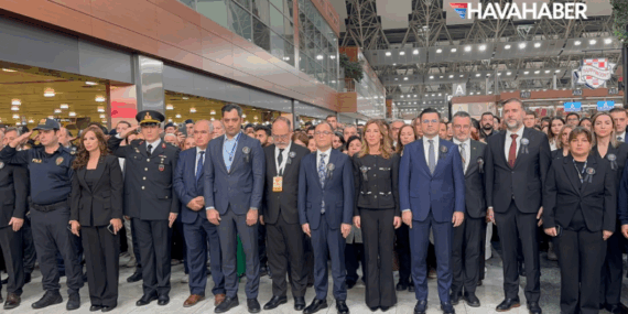 Ulu Önder Atatürk 10 Kasım’da İstanbul Sabiha Gökçen’de anıldı