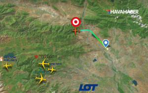 Şehitlerimizi-taşıyan-A400M-kargo-uçağı-Tiflis-Havalimanı’ndan-havalandı.-Uçak,-Ankara’daki-Mürted-Havalimanı’na-inecek.-